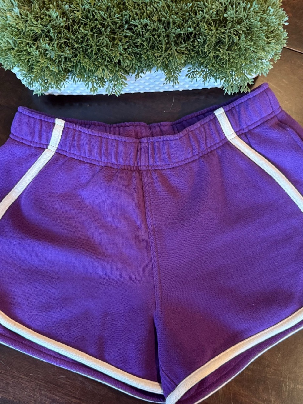 LuluLemon Purple Scuba Mid-Rise Oversized Short 3" Trim